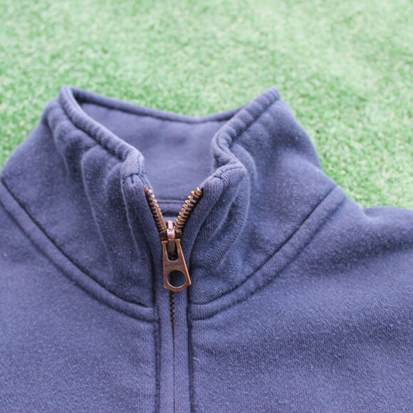 💙Penn State 1855 Navy Blue Quarter Zip cropped sweatshirt - Picture 8 of 8